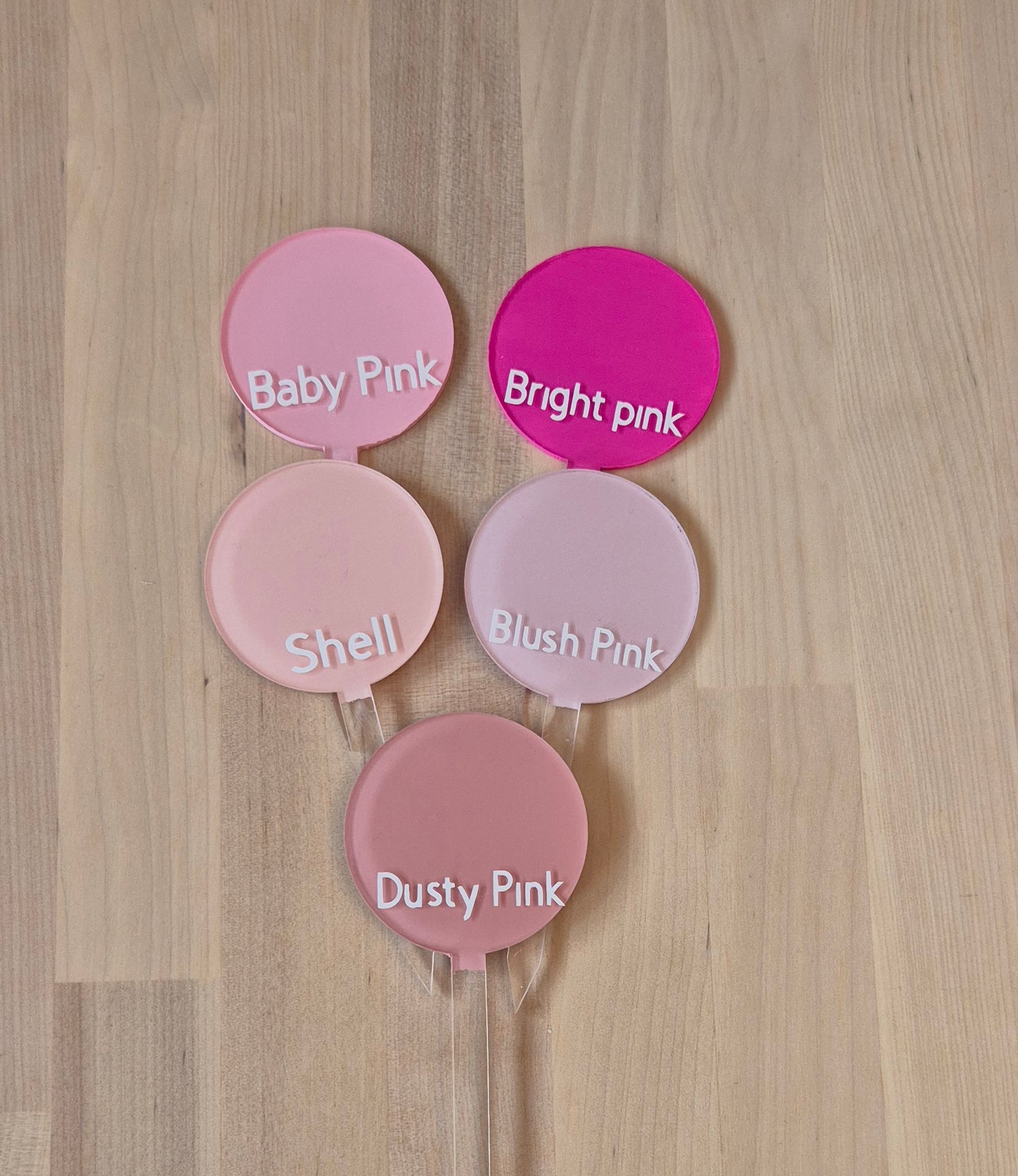 Personalised Baby Announcement Sign: Hand-Painted Acrylic Balloon Plaque